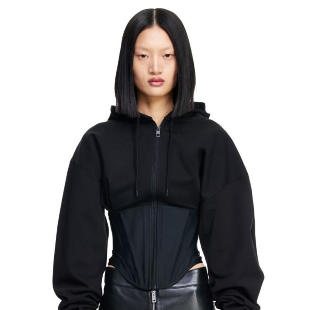 MUGLER X HM corset hoodie (XS)
